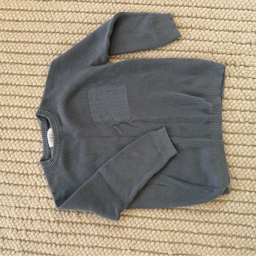 Zara Kids Gray Knit Sweater
